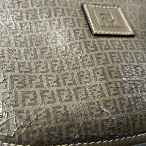 Fendi Vintage Small Double Compartment Crossbody Bag - Picture 13 of 13